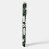 Fancy Groene Gardenia's Accent Bloemige Bruiloft Case-Mate iPhone Case (Achterkant / Rechts)