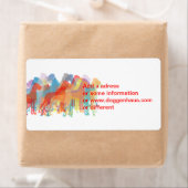 Fancy Grote Denen Etiket (Insitu)