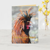 Fancy Haan Happy Birthday Humor Kaart (Gele Bloem)