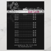 Fancy haarsalon flyer (Voorkant)