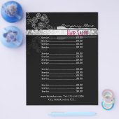 Fancy haarsalon flyer (Enkel)