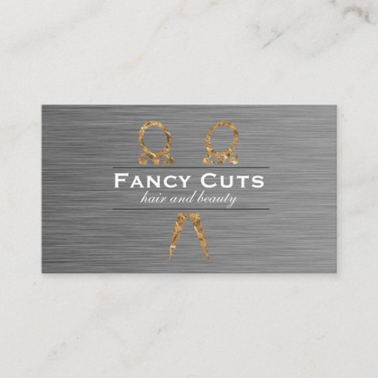 Fancy Haarstylist Luxe Visitekaartje (Voorkant)
