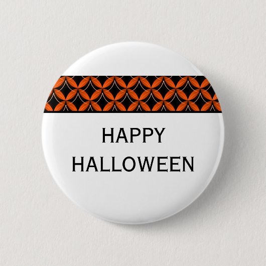 Fancy Halloween-Button in het voorstadje Glam Ronde Button 5,7 Cm (Voorkant)