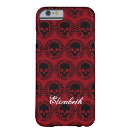 Fancy halloween Gothic van het schedelpatroon iPhone 16 Plus Hoesje