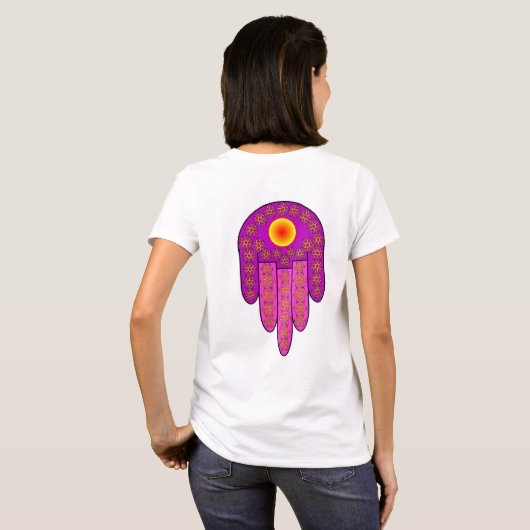 Fancy Hamsa T-shirt (Achterkant volledig)