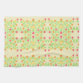 Fancy handdoek met botergeel (Horizontaal)