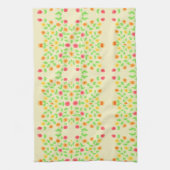 Fancy handdoek met botergeel (Verticaal)