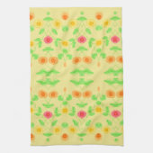 Fancy handdoek met lichtgeel (Verticaal)