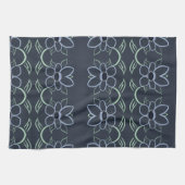 Fancy handdoek met marineblauw (Horizontaal)