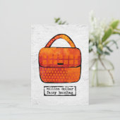 Fancy handtas Wenskaart - Funny Purse Kaart (Staand voorkant)