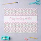 Fancy Happy Birthday Tissue Paper Tissuepapier (Craft)