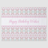 Fancy Happy Birthday Tissue Paper Tissuepapier (Voorkant)