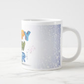 Fancy Happy Nieuwjaarstekst Specialty Mok (Rechts)