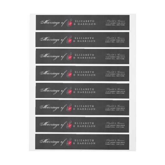  Fancy hart - Chalkboard Wedding (Vel)