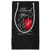 Fancy hart - Chalkboard Wedding Klein Cadeauzakje (Voorkant)