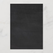  Fancy hart - Chalkboard Wedding Menu (Achterkant)