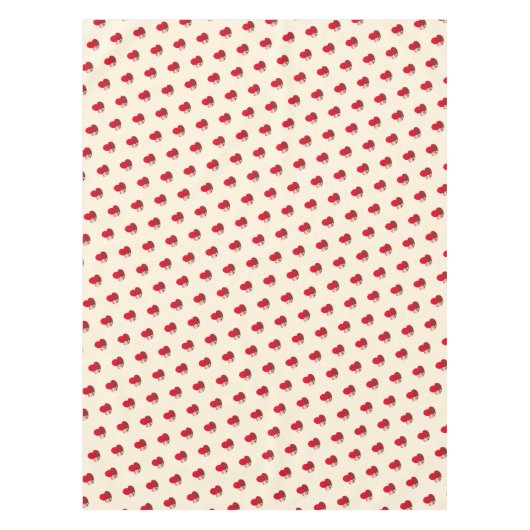 Fancy hartpatroon liefde tafelkleed (Voorkant)