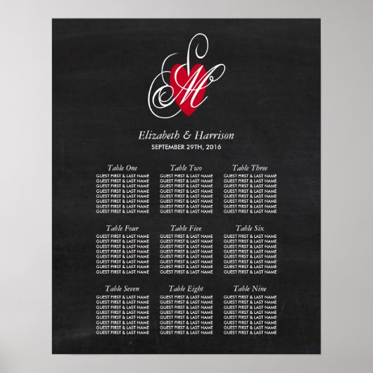  Fancy hartverwarmingstoestel - Chalkboard-stoelka Poster (Voorkant)