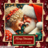 Fancy heer en mevrouw Claus Red Gold Badhanddoek Bad Handdoek