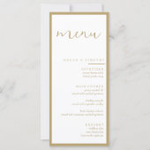 Fancy huwelijksmenu (Voorkant)