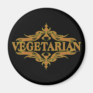 Fancy in bruin - vegetarisch magneet