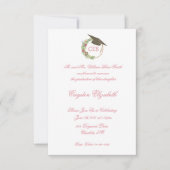 Fancy in roze Afstuderen Kaart (Voorkant)