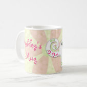 Fancy Indiase stijl olifant gepersonaliseerde mok (Voorkant links)