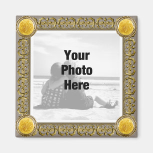 Fancy ingelijste fotomagneet magneet