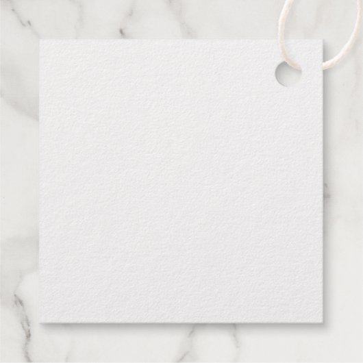 Fancy Initialen FOLIE Monogram bruiloft gunst Labe Bedankjes Labels (Achterkant)