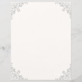 Fancy ivoor met hoekbloei (Achterkant)