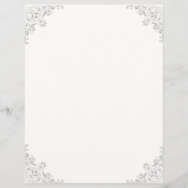 Fancy ivoor met hoekbloei