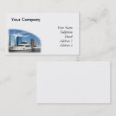 Fancy jachten in de haven van Kaohsiung Visitekaartje (Voorkant / Achterkant)