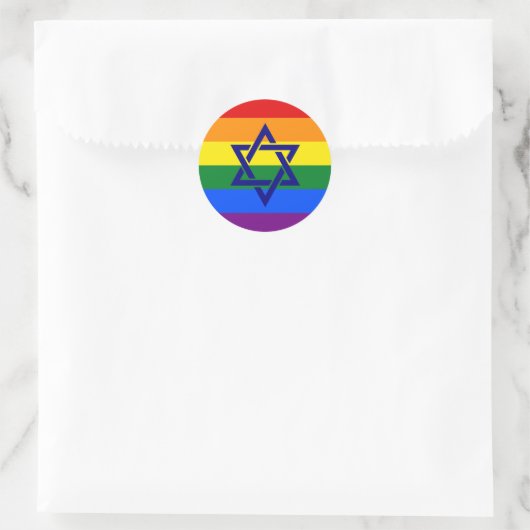 Fancy joodse pride Sticker (Tas)