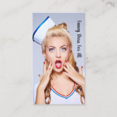 Fancy Jurk visitekaartje. Visitekaartje (Voorkant)