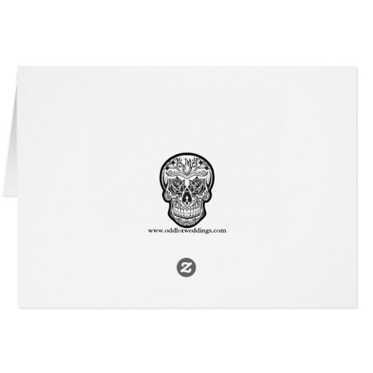 Fancy kaart voor het menu Tabelmenu Suikertrek (Achterkant Horizontaal)