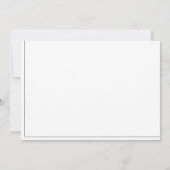 Fancy Kalligrafie Zwart-wit Verjaardag Kaart (Achterkant)