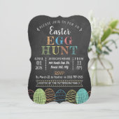 Fancy karton paasjacht kaart (Staand voorkant)