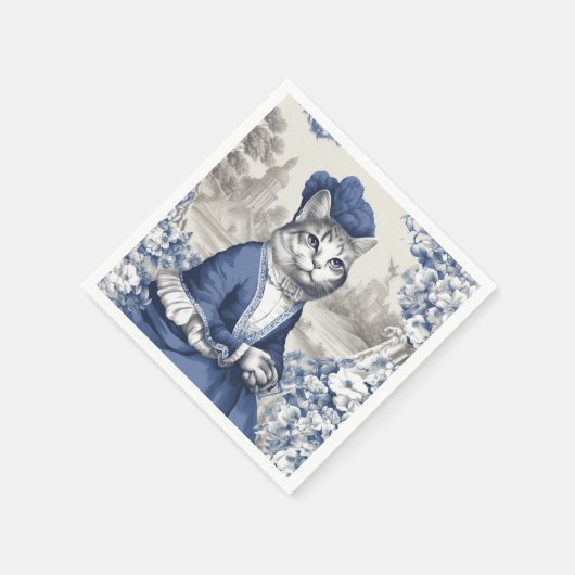 Fancy Kat Cocktail servetten (Hoek)