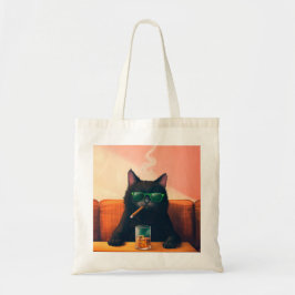 Fancy kat Drink whisky Tote Bag
