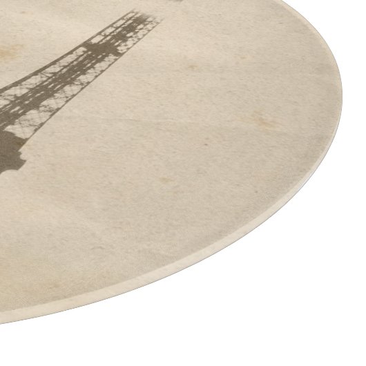 Fancy kat- en eiffeltoren snijplank (Hoek)