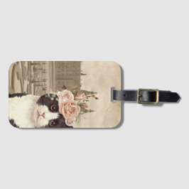 Fancy kat en het kasteel bagagelabel