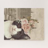 Fancy kat en het kasteel legpuzzel (Horizontaal)