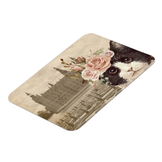 Fancy kat en het kasteel magneet (Linkerzijde)