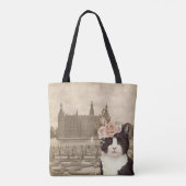 Fancy kat en het kasteel tote bag (Achterkant)