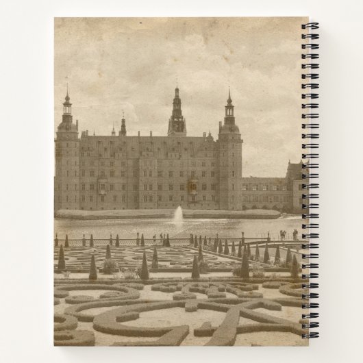 Fancy kat en kasteel notitieboek (Achterkant)