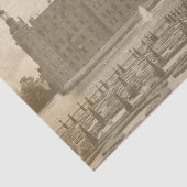 Fancy kat en kasteel tissuepapier (Detail)