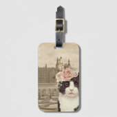 Fancy Kat & Het Kasteel Bagagelabel (Voorkant (verticaal))