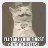 fancy kat sticker (Voorkant)