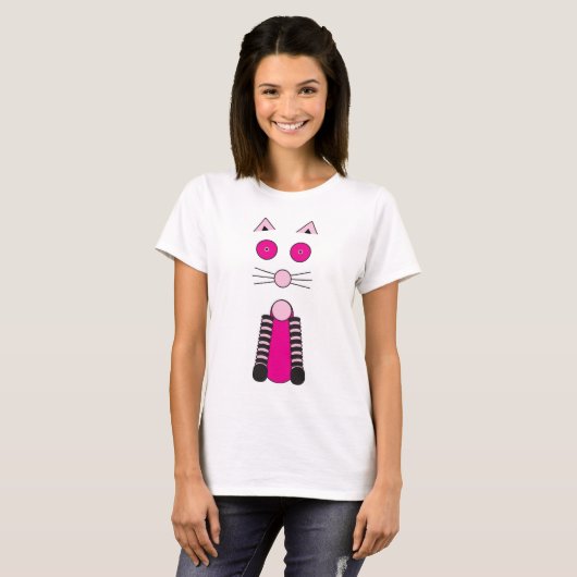 Fancy kat t-shirt (Voorkant volledig)