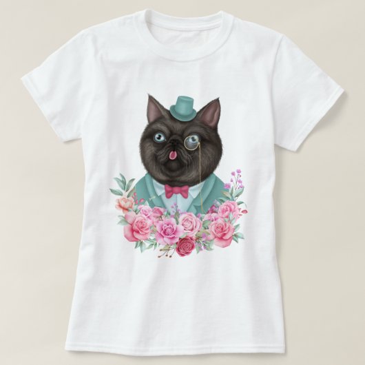 Fancy kat t-shirt (Design voorkant)